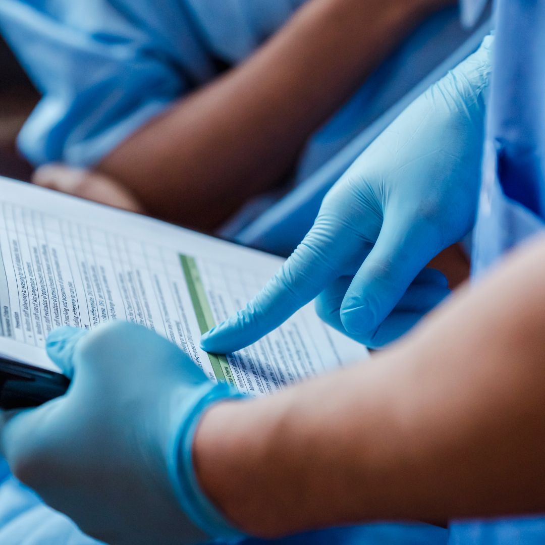 Doctor paperwork