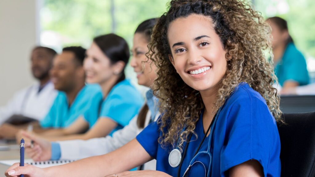 nurse in classroom