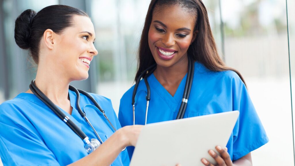 Two nurses.