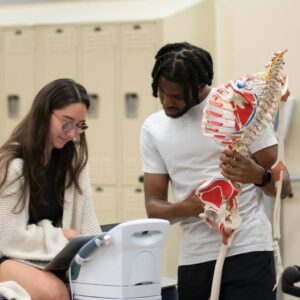 Two nursing students